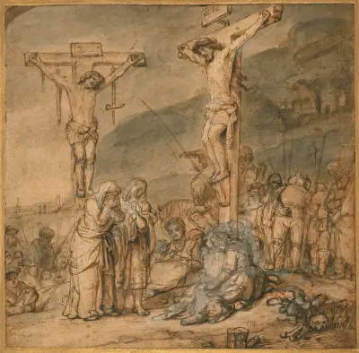 The Crucifixion av Samuel van Hoogstraten