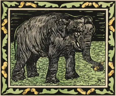 Elefant med flaska av Theo van Hoytema