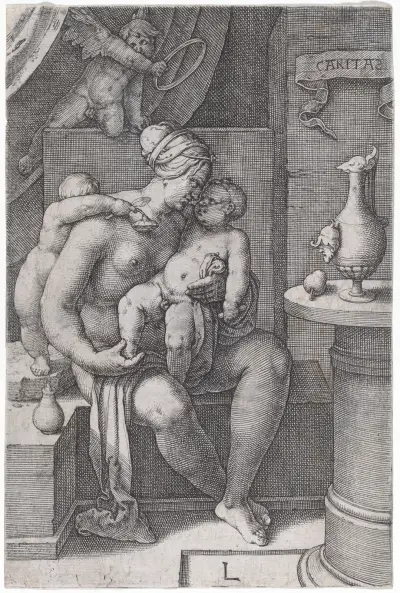 Caritas, Lucas Van Leyden