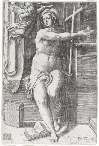 Víra (Fides), Lucas Van Leyden