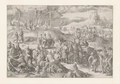 Golgotha av Lucas Van Leyden