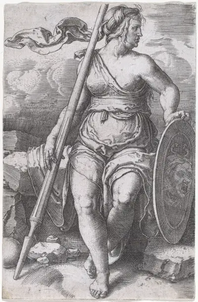 Pallas Athéna, Lucas Van Leyden