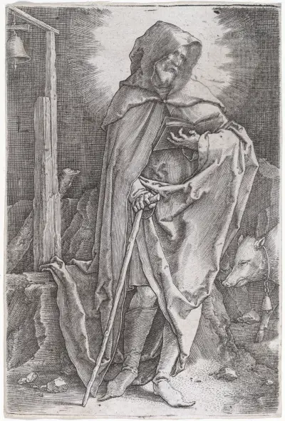 Saint Anthony av Lucas Van Leyden