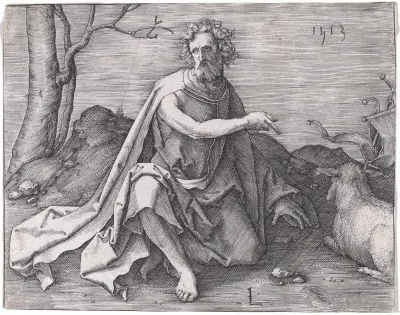 Svatý Jan Křtitel v poušti, Lucas Van Leyden
