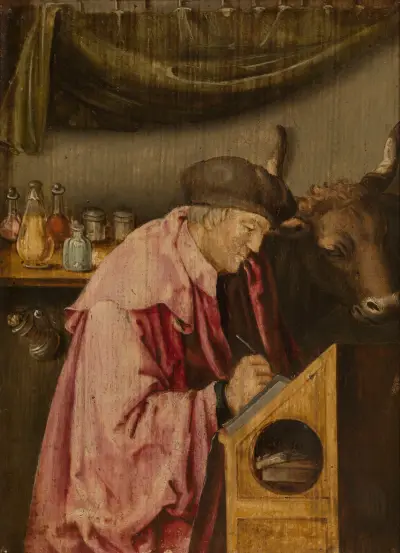 Saint Luke av Lucas Van Leyden