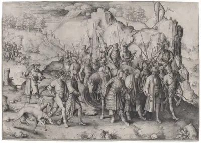 The Conversion of Saint Paul av Lucas Van Leyden