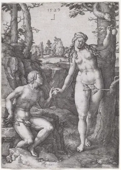 The Fall of Man, 1529 – nr 1 av Lucas Van Leyden
