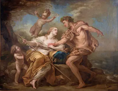Bacchus And Ariadne av Charles-André van Loo