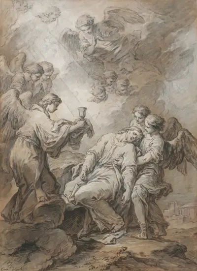 The Agony in the Garden av Charles-André van Loo