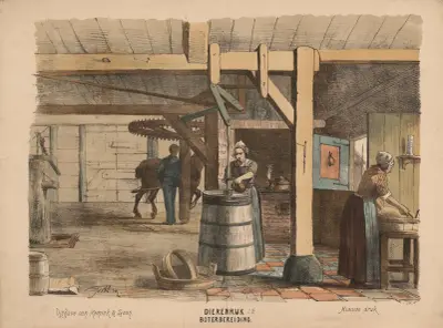 Boterbereiding av Hendrik Jan van Lummel