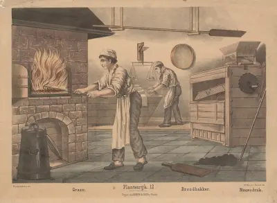 Graan, Broodbakker av Hendrik Jan van Lummel