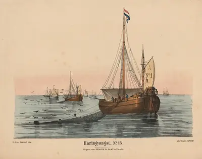 Haringvangst nr 15 (Sillfiske nr 15) av Hendrik Jan van Lummel