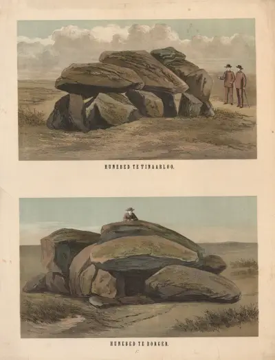 Hunebed te Tinaarloo, Hunebed te Borger av Hendrik Jan van Lummel