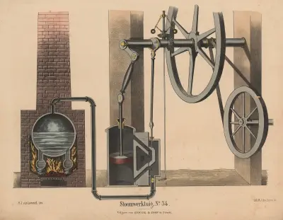 Stoomwerktuig. No. 34 av Hendrik Jan van Lummel