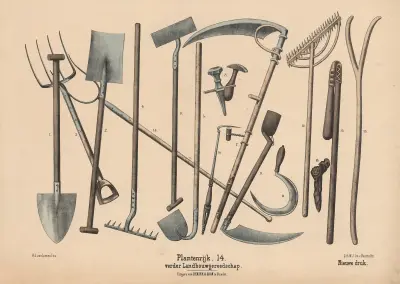 Nederländska jordbruksredskap av Hendrik Jan van Lummel