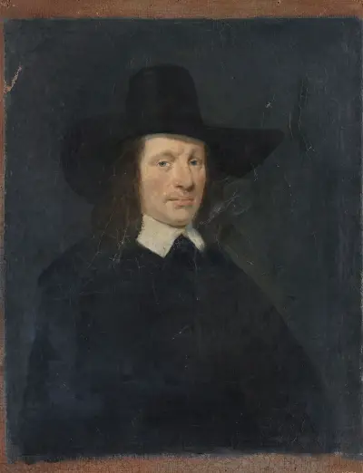 Portret van een man av Han van Meegeren