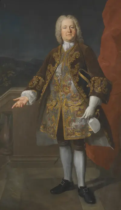 Carl Gustaf Tessin, 1695-1770 av Martin van Meytens