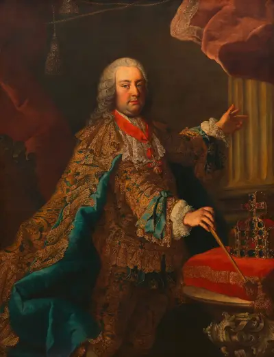 Kejsar Frans I Stefan av Lothringen, 1740 av Martin van Meytens
