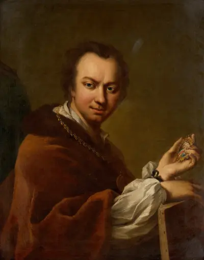 Självporträtt av Martin van Meytens