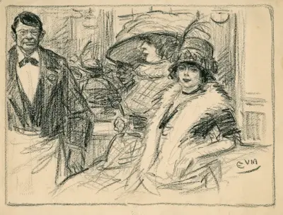 Dames in 't café, Eugeen Van Mieghem
