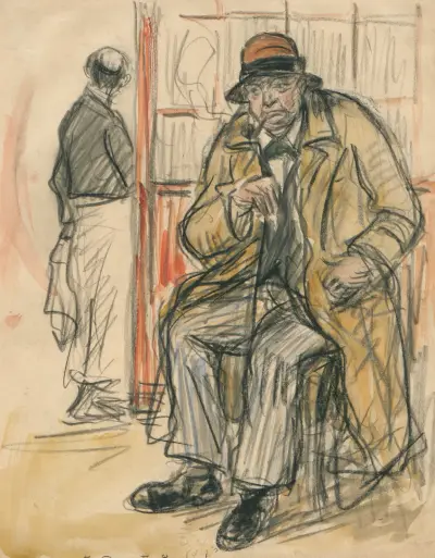 In café Hulstkamp av Eugeen Van Mieghem