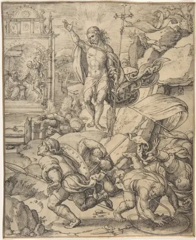 The Resurrection av Bernard van Orley