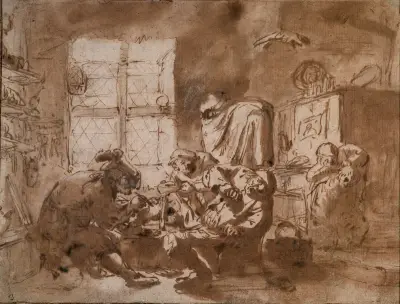 The Leg Operation av Adriaen van Ostade