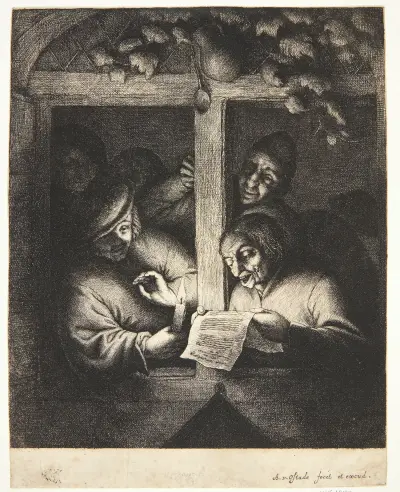 The singers av Adriaen van Ostade