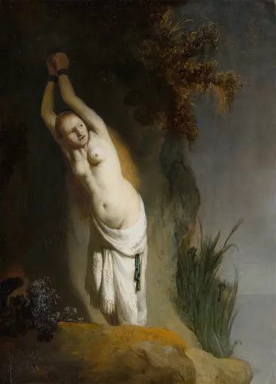 Andromeda av Rembrandt van Rijn