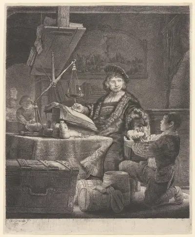 Jan Uytenbogaert av Rembrandt van Rijn