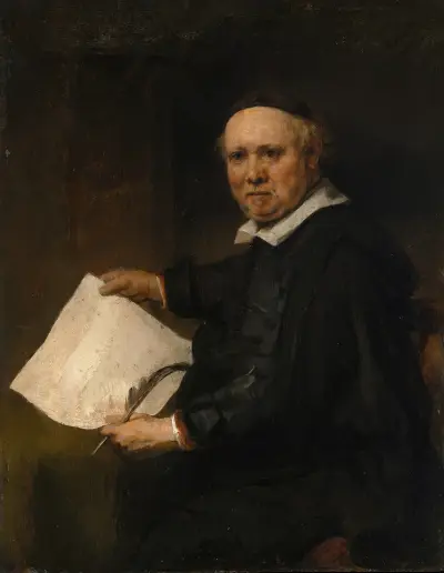 Lieven Willemsz van Coppenol av Rembrandt van Rijn