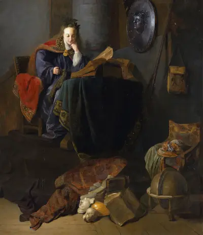 Minerva, 1630 av Rembrandt van Rijn