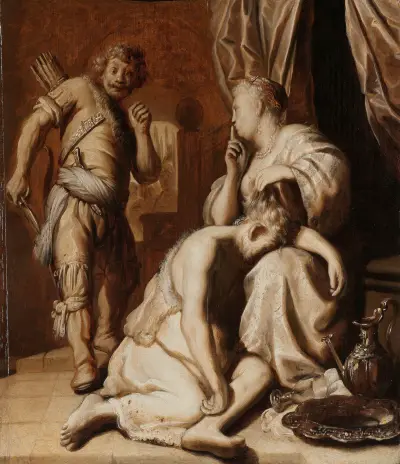 Samson and Delilah av Rembrandt van Rijn
