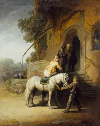 The Good Samaritan av Rembrandt van Rijn