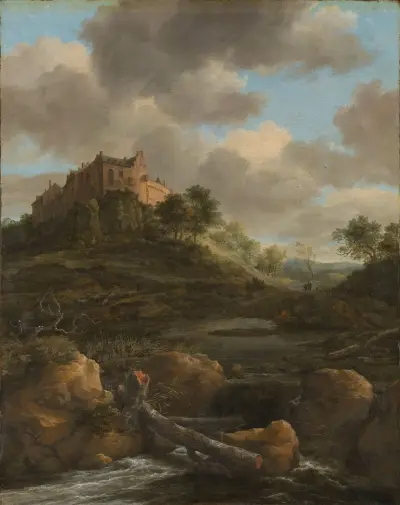 Bentheims slott av Jacob van Ruisdael