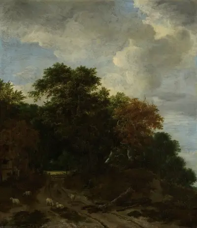 Skogslandskap av Jacob van Ruisdael