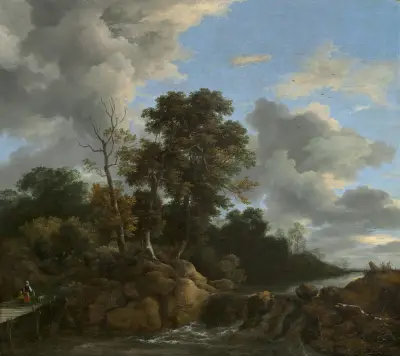 Landskap av Jacob van Ruisdael