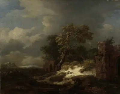 Landscape with Ruins av Jacob van Ruisdael