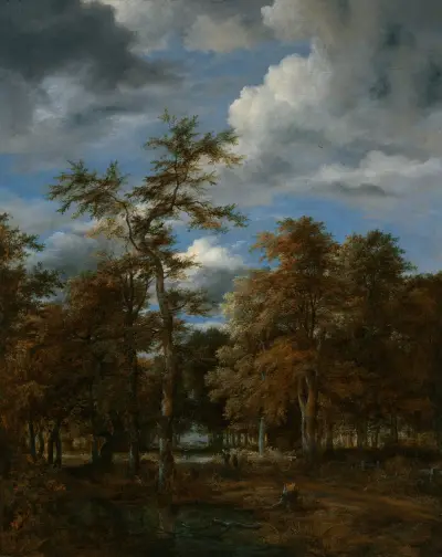 Skogslandskap av Jacob van Ruisdael