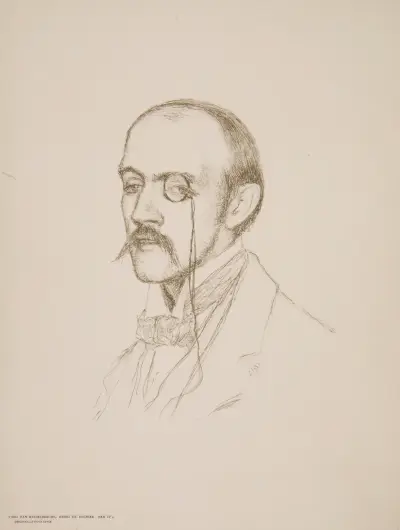 Henri de Régnier av Theo van Rysselberghe