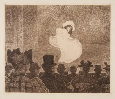 Le Café-concert (Lizzie Aubrey) av Theo van Rysselberghe