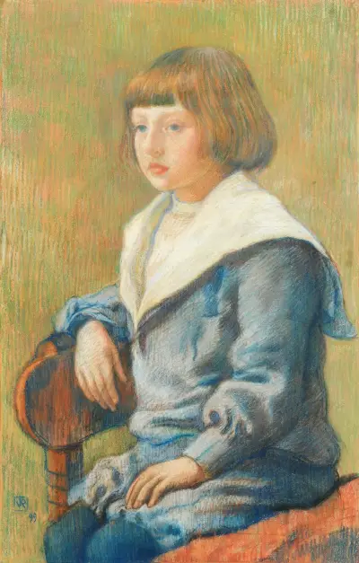 Dětský portrét, Theo van Rysselberghe