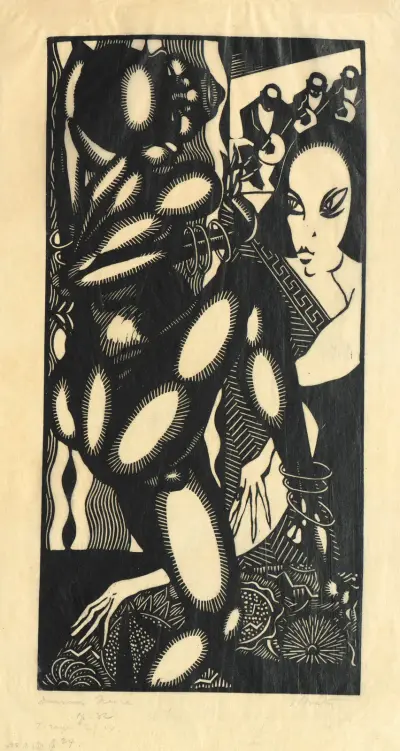 Danseur nègre av Henri Van Straten