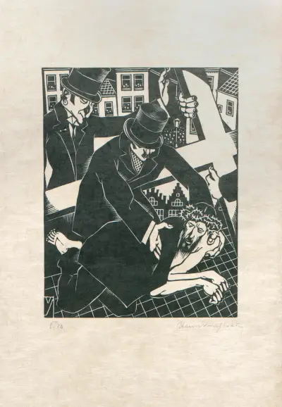De Kruisweg Pl.5 av Henri Van Straten