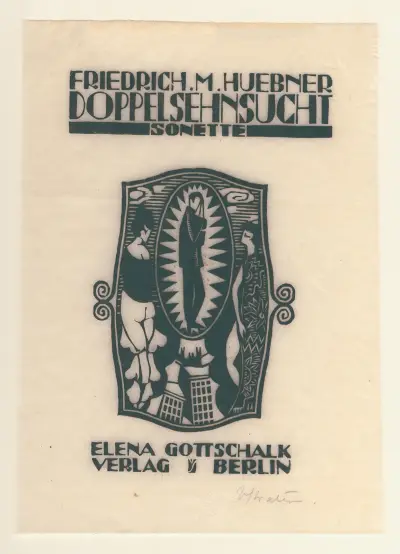 Doppel Sehnsucht Sonette Pl.1 av Henri Van Straten