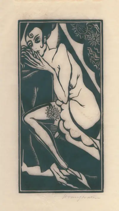 Doppel Sehnsucht Sonette Pl.8 av Henri Van Straten