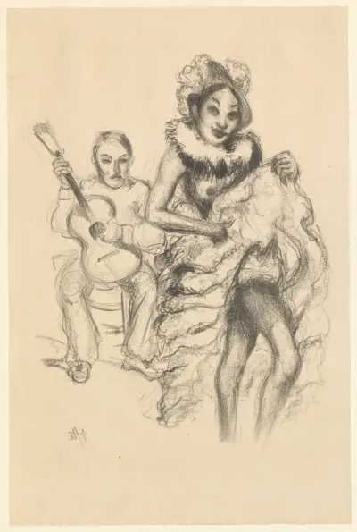 Exotische Tänzerin von Henri Van Straten