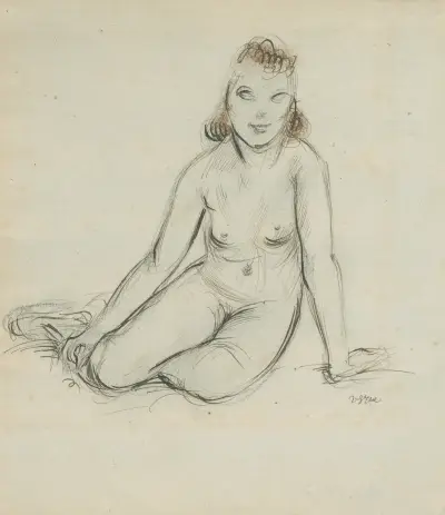 Polo ležící akt, Henri Van Straten