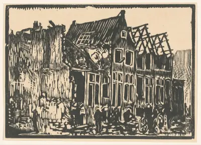 Hus och ruiner av Henri Van Straten