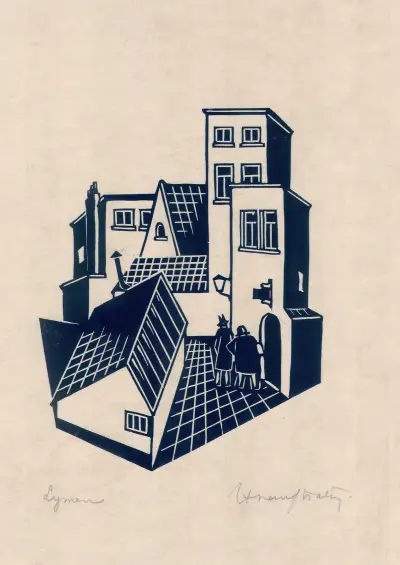Lijmen – Cover av Henri Van Straten